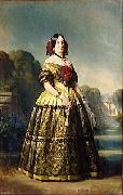Franz Xaver Winterhalter Portrait of Luisa Fernanda of Spain oil on canvas